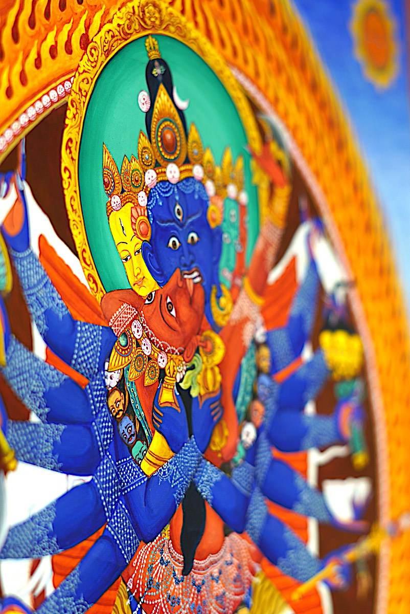 Chakrasambhara Newari Thangka Painting