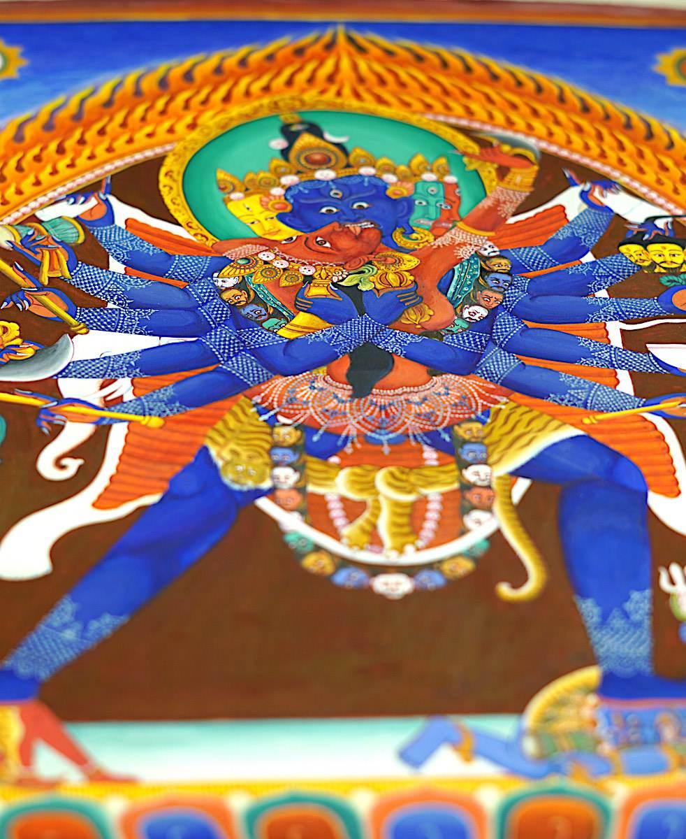 Chakrasambhara Newari Thangka Painting