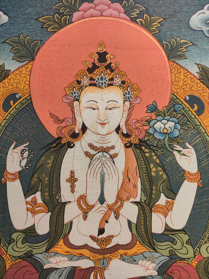 High quality Chengresi Thangka