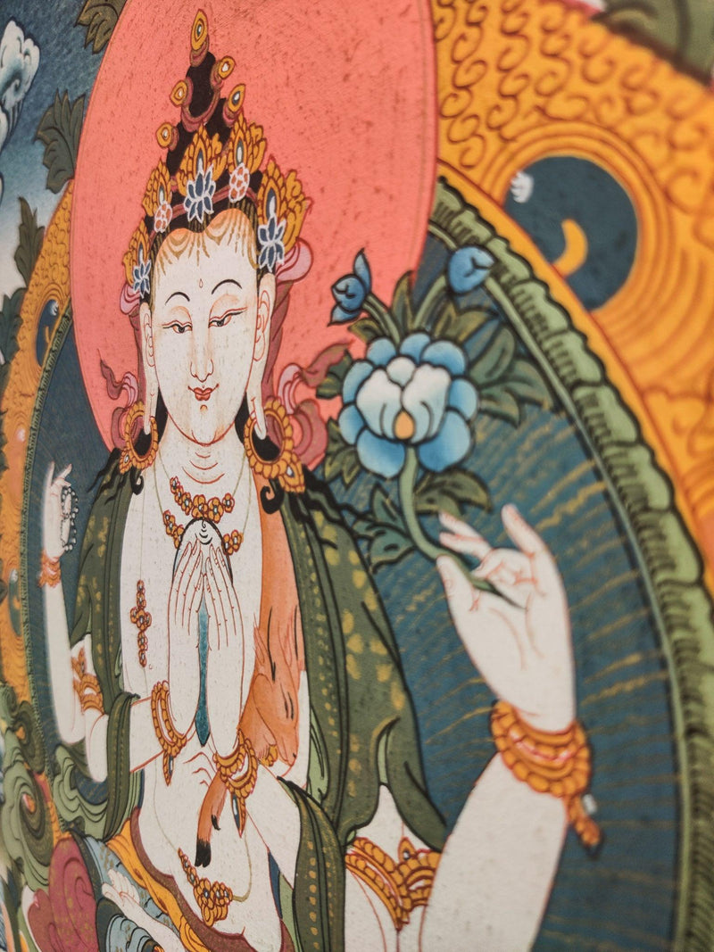 High quality Chengresi Thangka
