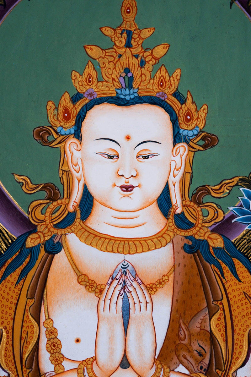 Chengresi thangka painting - Himalayas Shop