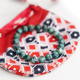 Chrysocolla Bracelets can be used with the Throat Chakra, where it helps with wise communication, or with the Heart Chakra to balance and strengthen, helping one to learn how to live from the truth of the Heart.