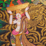 Chungapa Thangka painting on cotton canvas for wall hanging . This is a master piece art of Chungapa,