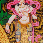 Chungapa Thangka painting on cotton canvas for wall hanging . This is a master piece art of Chungapa,
