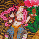 Chungapa Thangka painting on cotton canvas for wall hanging . This is a master piece art of Chungapa,