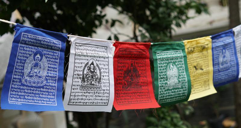 5 Buddhist deities -Buddha, Bajrashakti, Guru, Green Tara and Windhorse