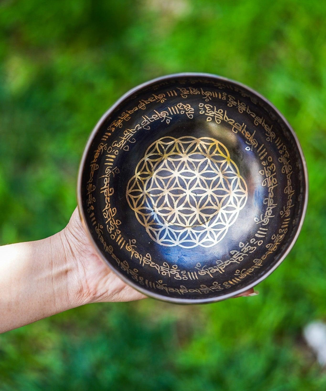 Flower of Life Singing Bowl - HimalayasShop