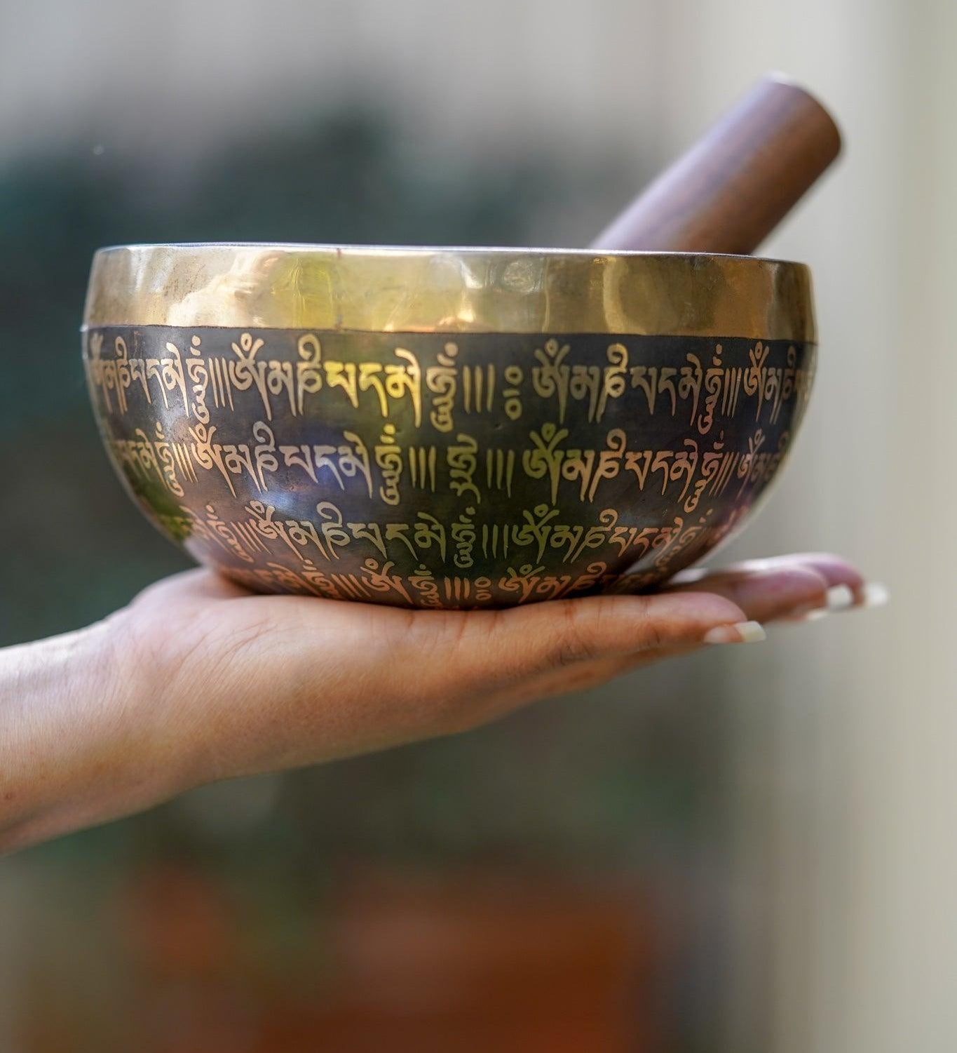 Om Mantra Singing Bowl - Himalayas Shop