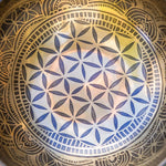 Flower of Life Singing Bowl - Handcrafted Tibetan Bowl