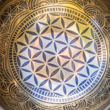 Flower of Life Singing Bowl - Handcrafted Tibetan Bowl