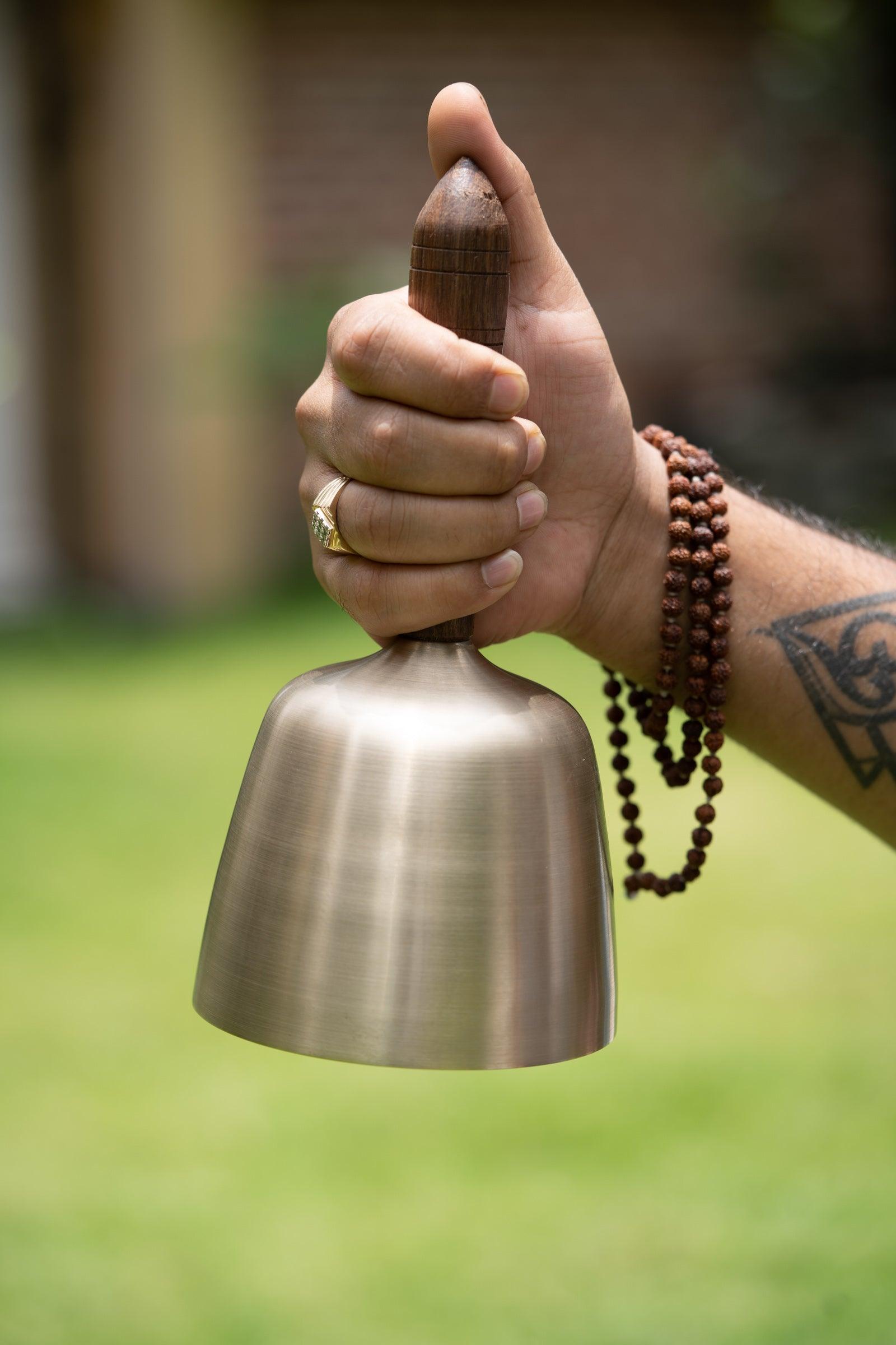 Singing Bowl with Handle for meditation and positive vibration 