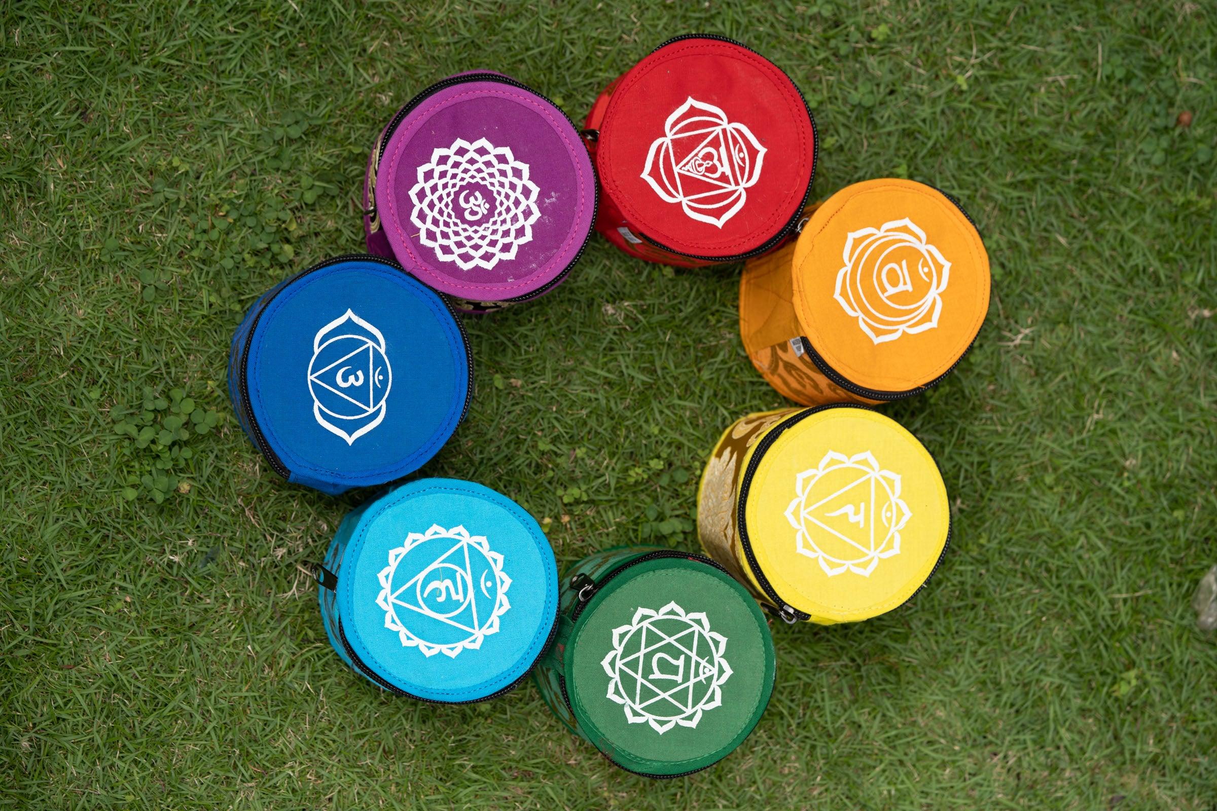 7 Chakra set Singing bowl - Himalayas Shop