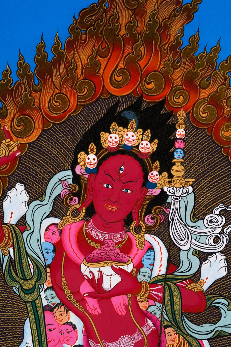 Dorjephamu Thangka Painting - Himalayas Shop