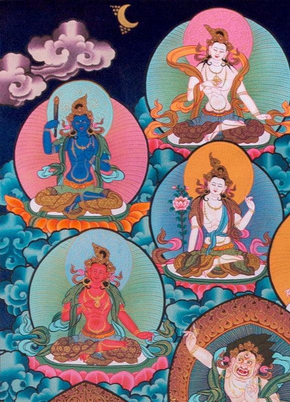 Sitatapatra thangka painting - Himalayas Shop