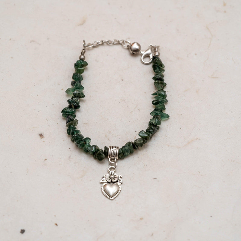 Natural Stone Emerald Chip Bracelets - Himalayas Shop