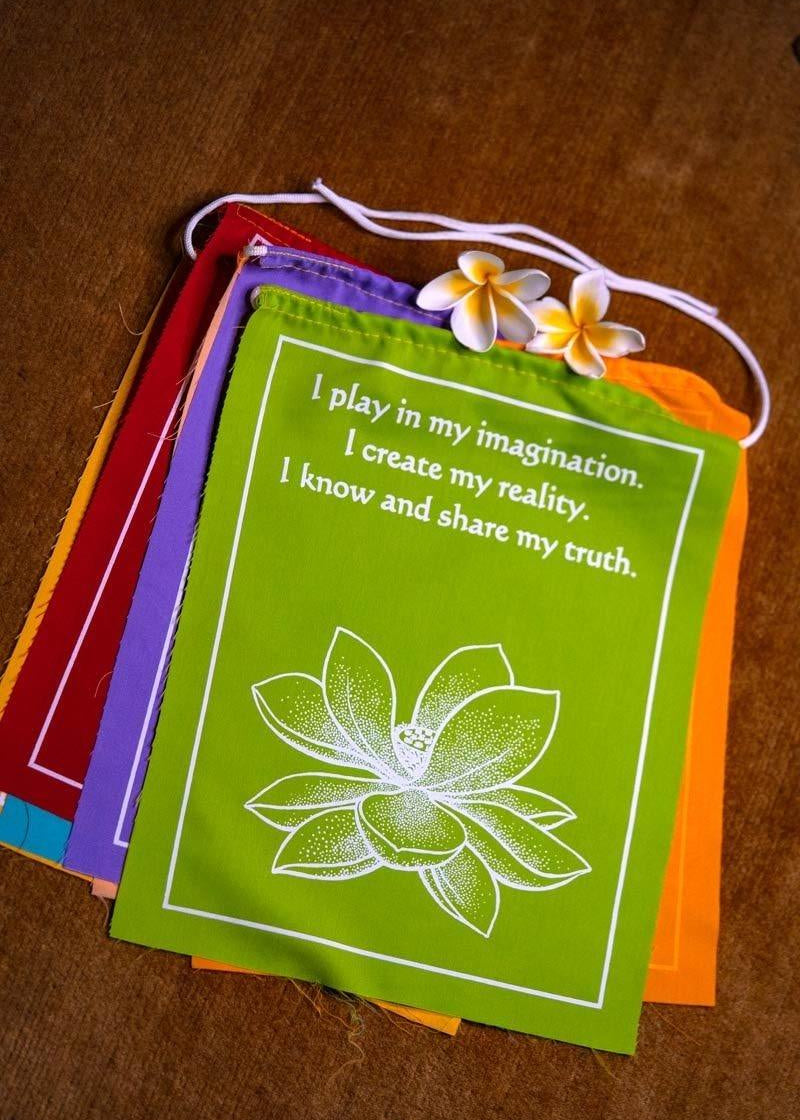 Positivity Prayer Flags wall hanging