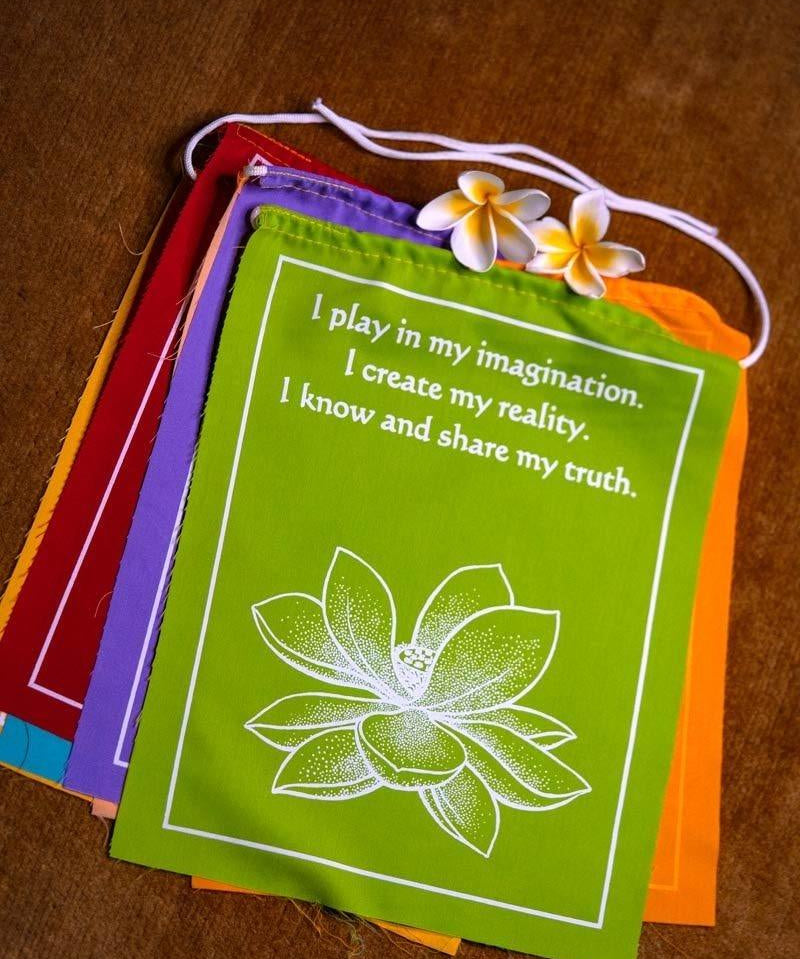 Positivity Prayer Flags wall hanging