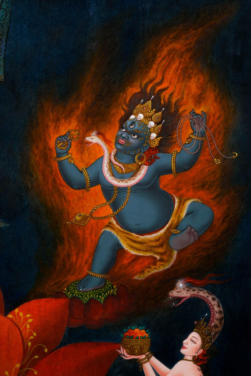 Green Tara Thangka - Best handpainted thangka painting - HimalayasShop