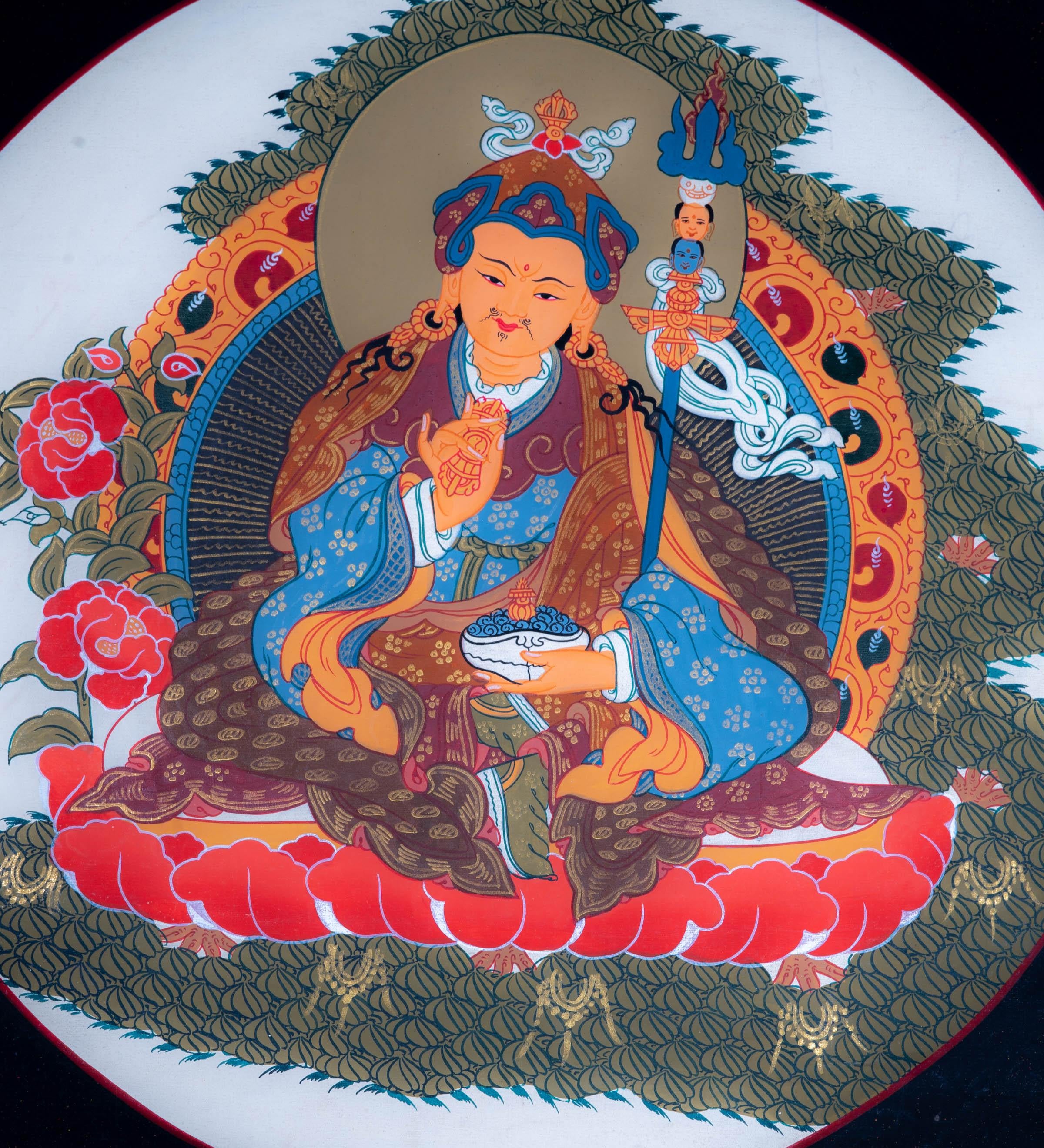 Guru Padmasambhava Thangka - Himalayas Shop