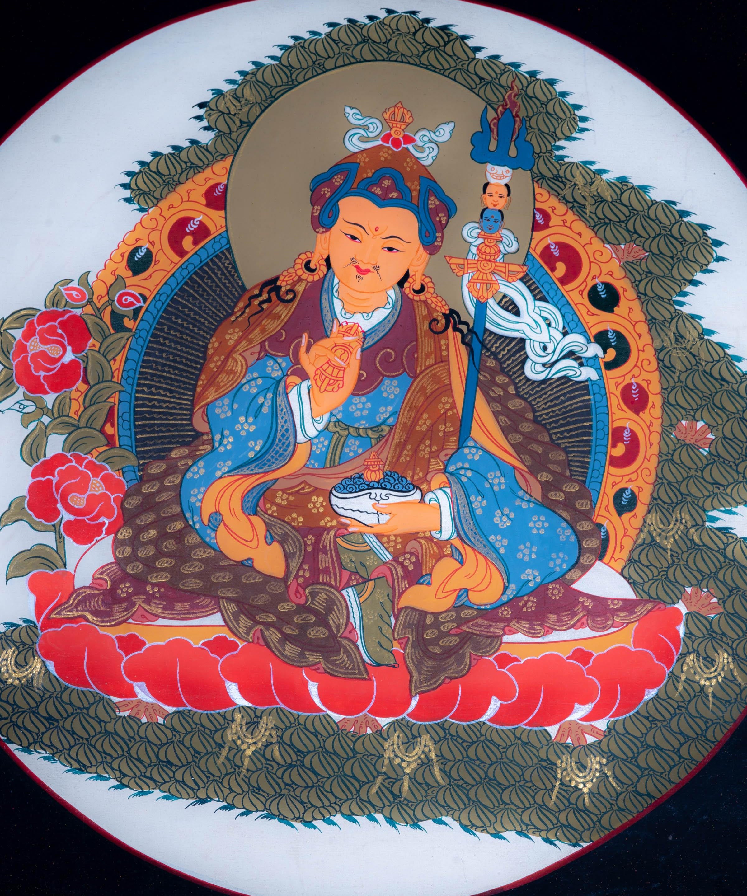 Guru Padmasambhava Thangka - Himalayas Shop