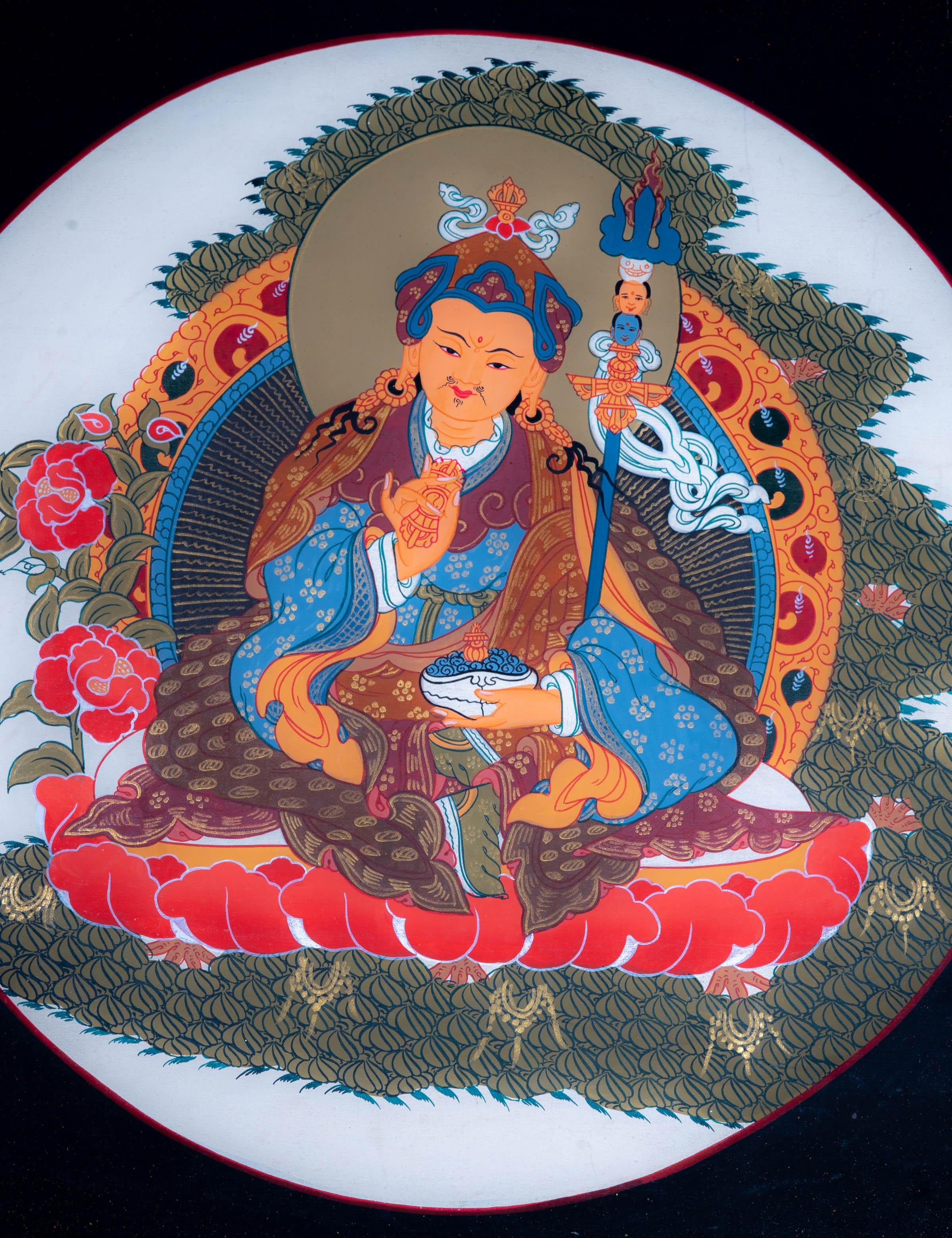 Guru Padmasambhava Thangka - Himalayas Shop