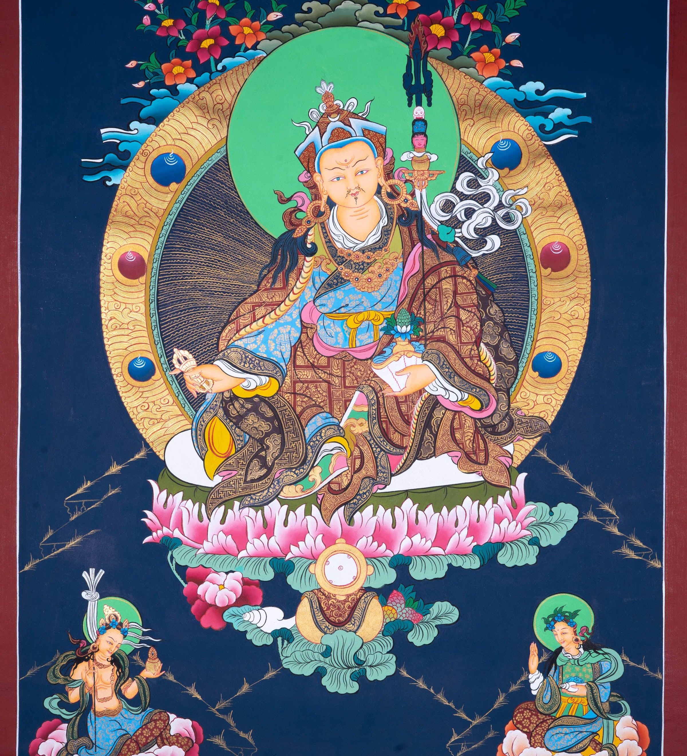 Tibetan Thangka Padmasambhava - Himalayas Shop