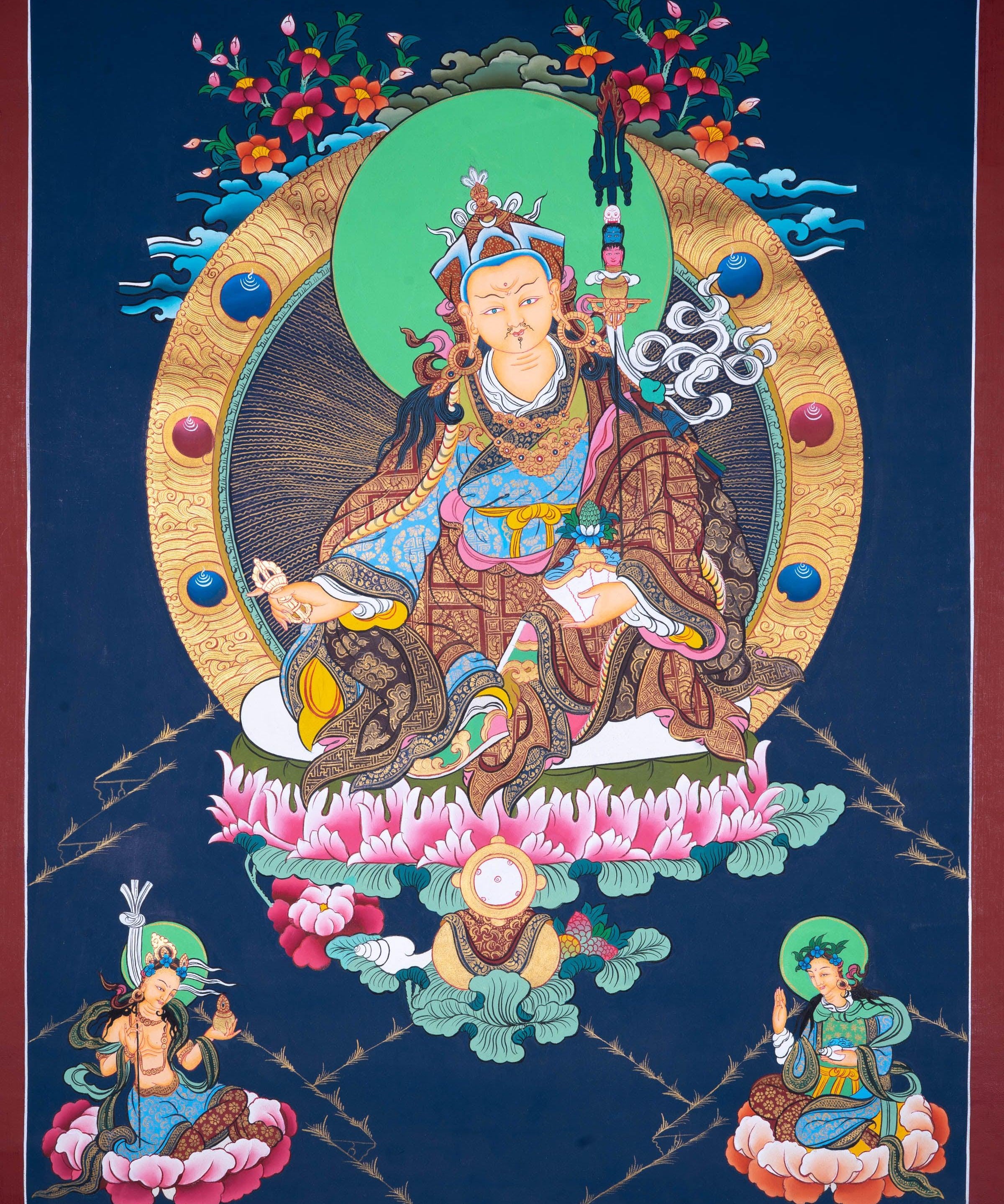 Tibetan Thangka Padmasambhava - Himalayas Shop