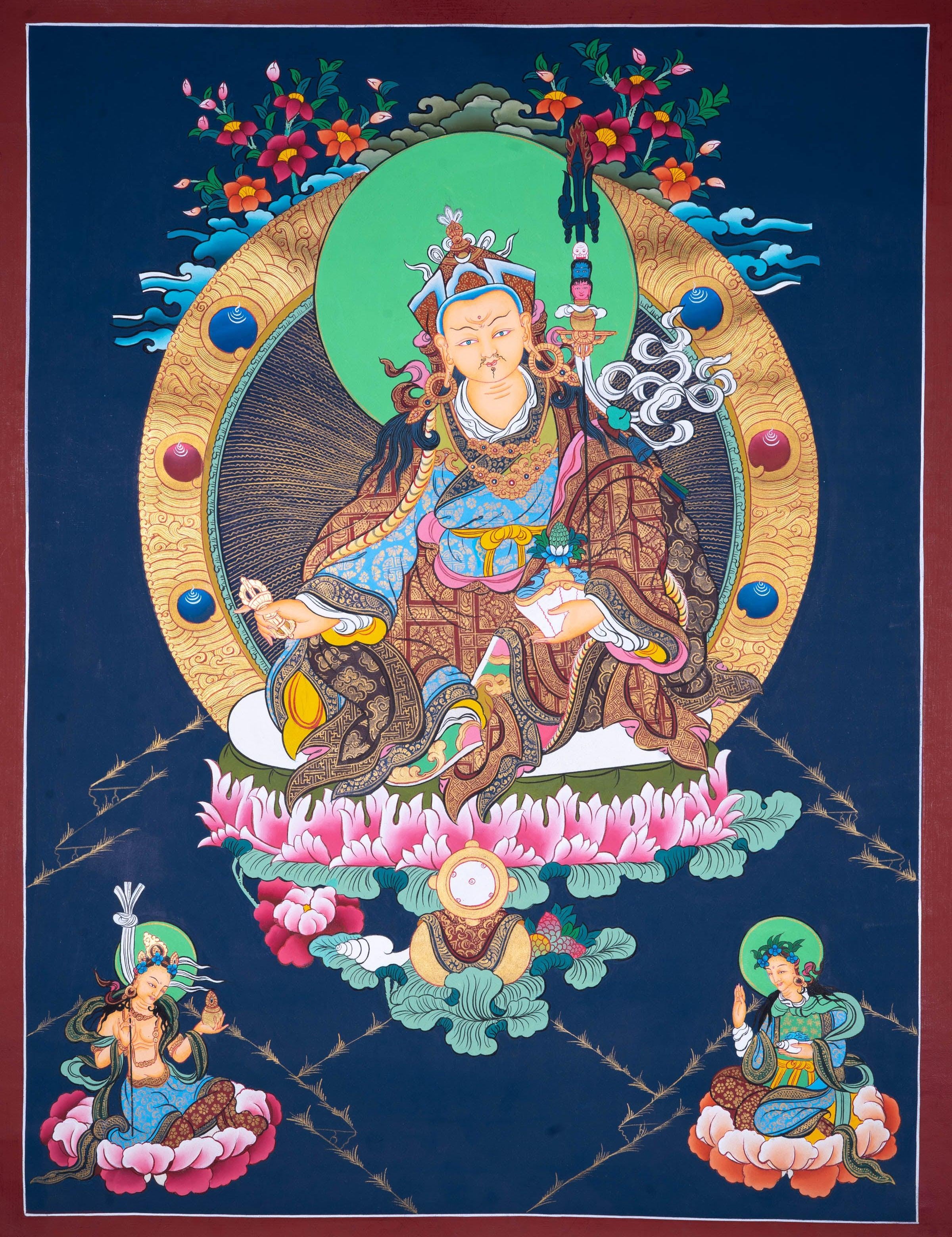Tibetan Thangka Padmasambhava - Himalayas Shop
