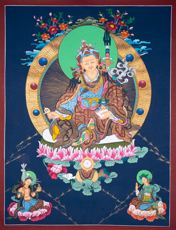 Tibetan Thangka Padmasambhava - Himalayas Shop