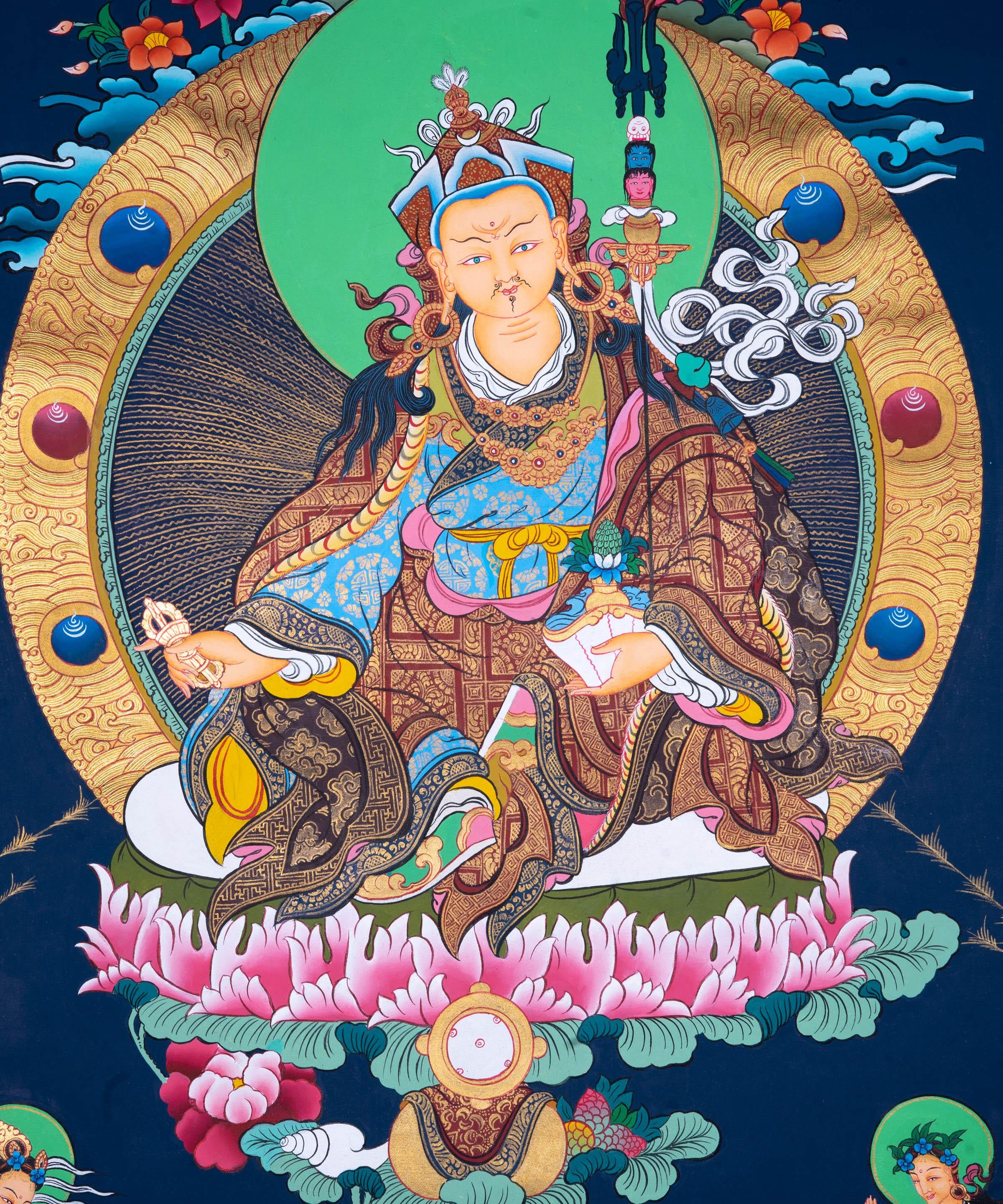 Tibetan Thangka Padmasambhava - Himalayas Shop