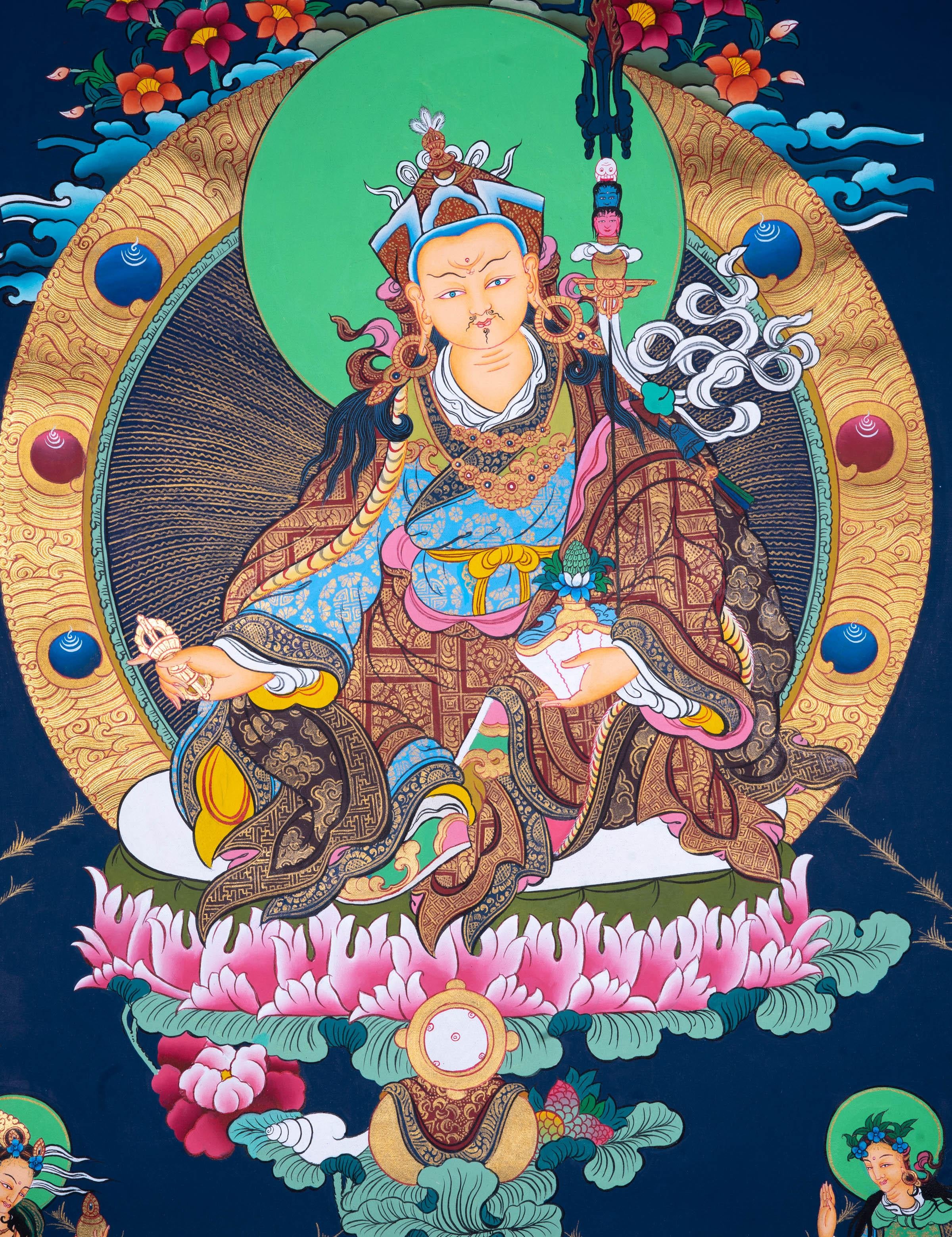 Tibetan Thangka Padmasambhava - Himalayas Shop