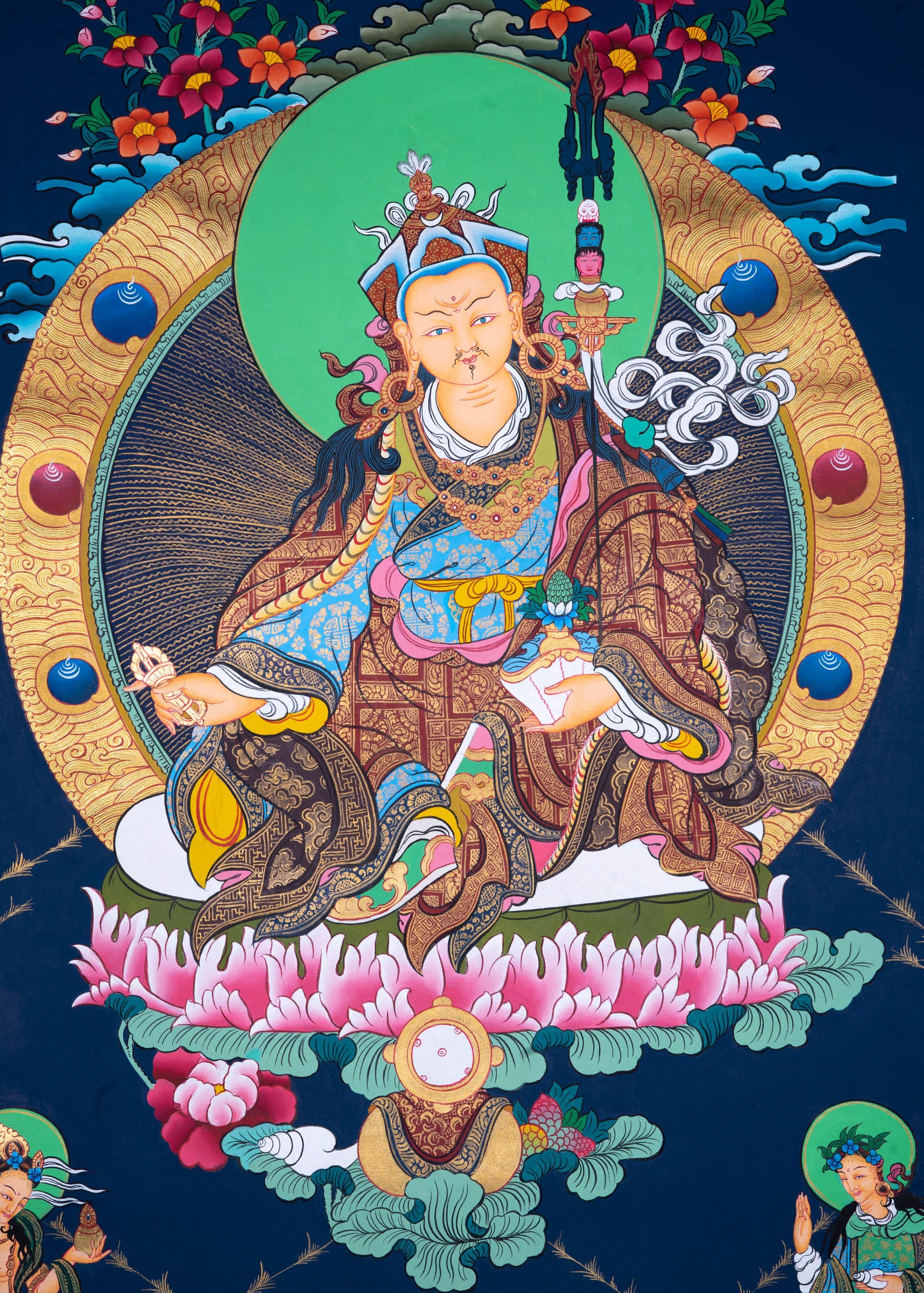 Tibetan Thangka Padmasambhava - Himalayas Shop