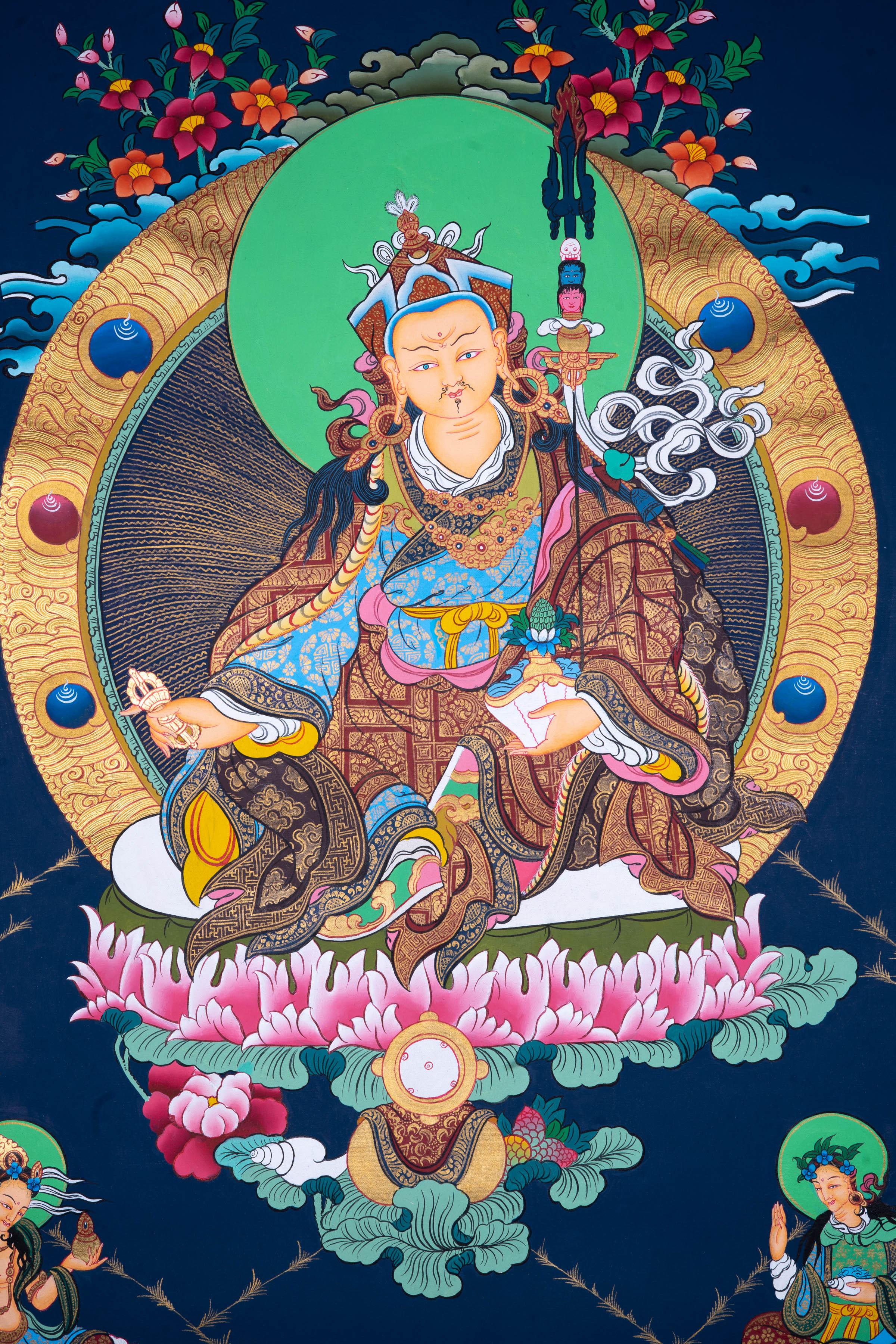 Tibetan Thangka Padmasambhava - Himalayas Shop