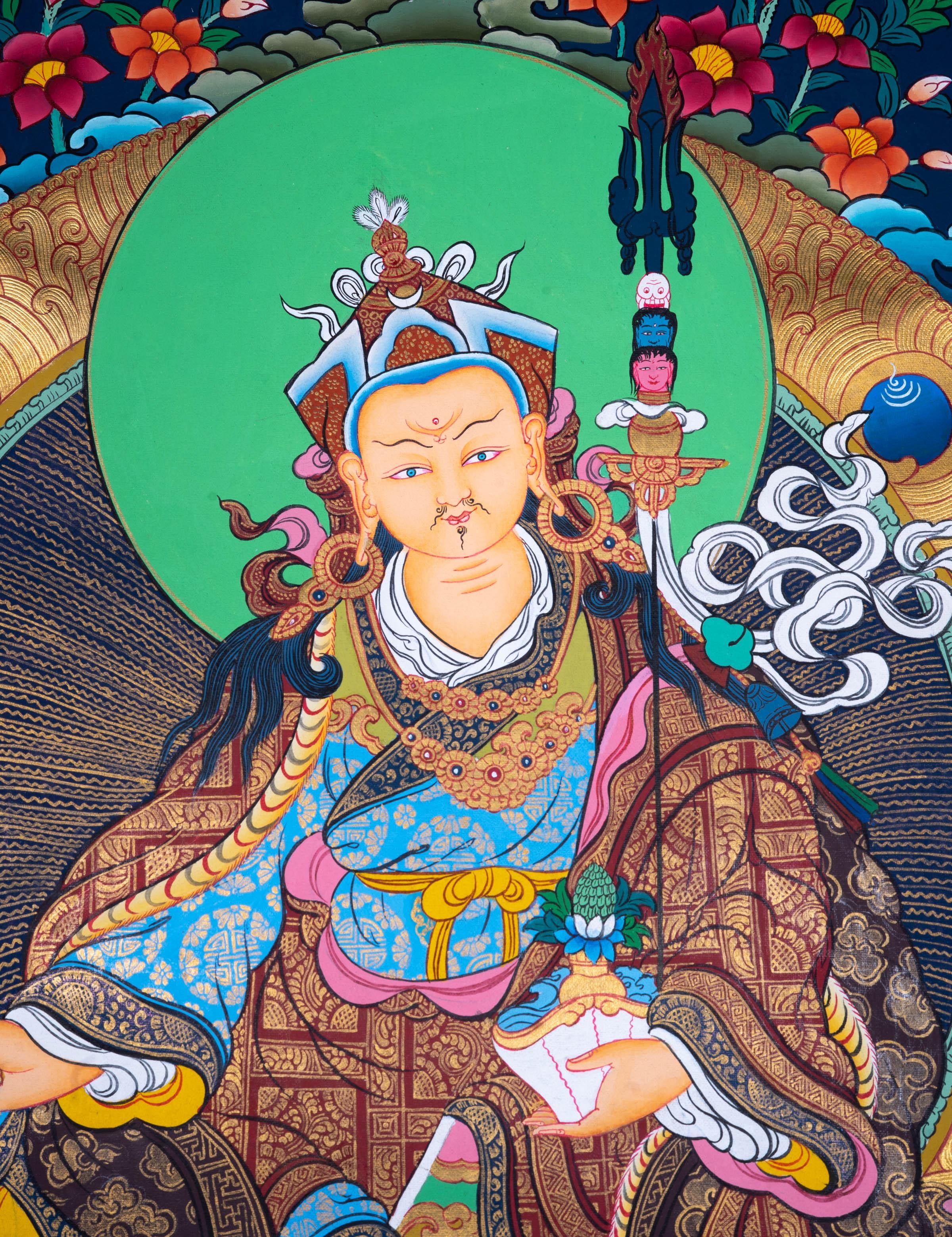 Tibetan Thangka Padmasambhava - Himalayas Shop