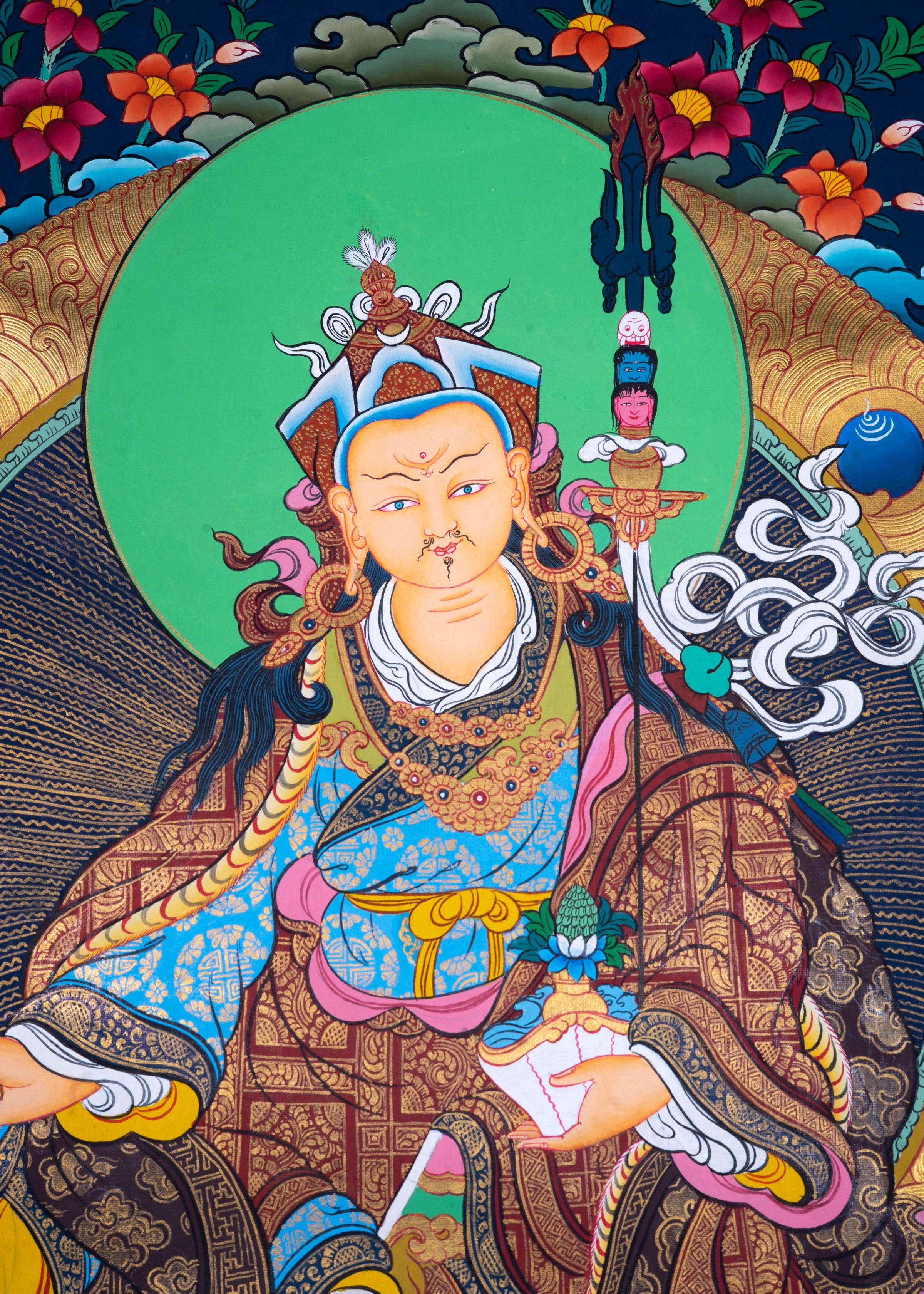Tibetan Thangka Padmasambhava - Himalayas Shop