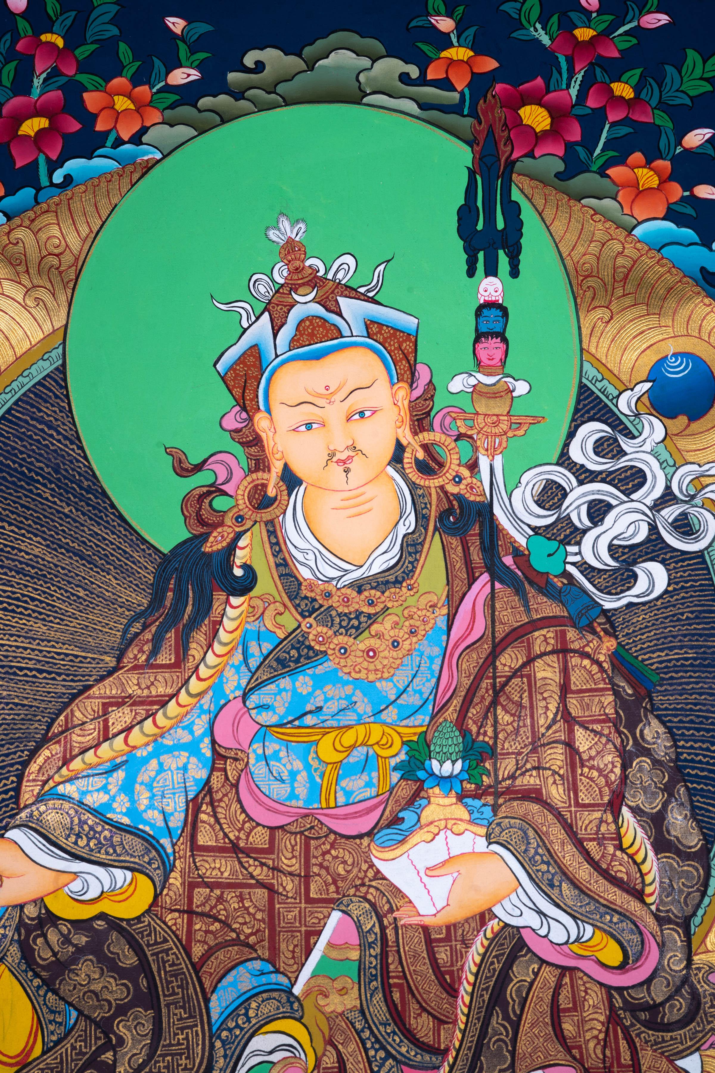 Tibetan Thangka Padmasambhava - Himalayas Shop