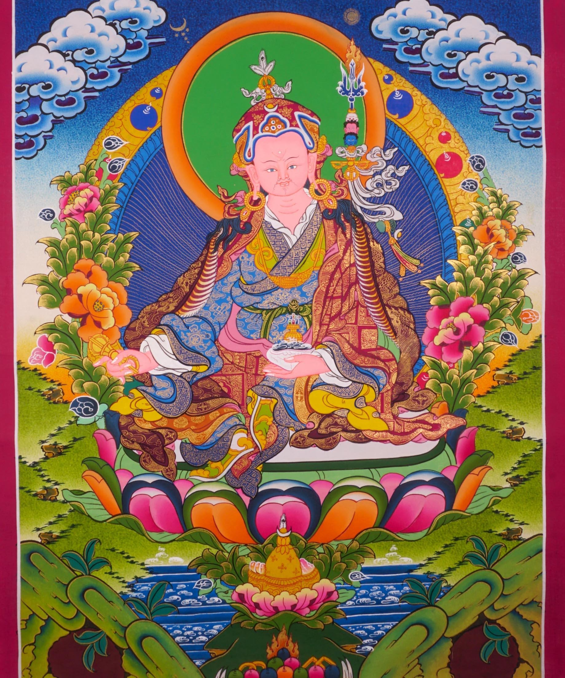 Guru Padmasambhava Thangka Art