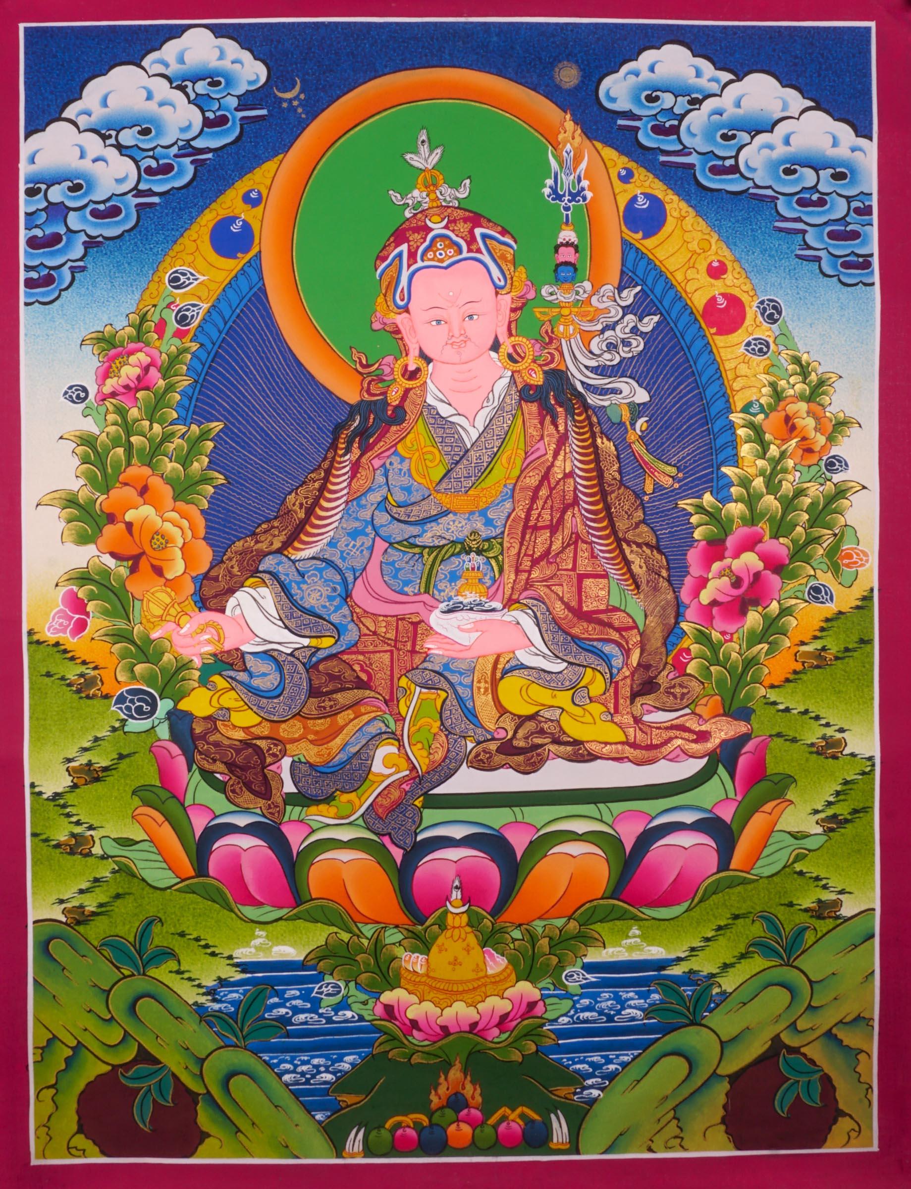 Guru Padmasambhava Thangka Art