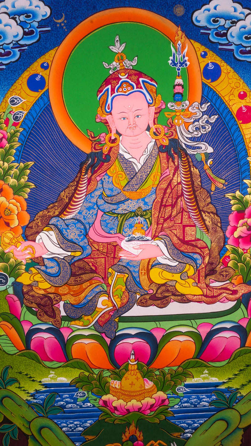 Guru Padmasambhava Thangka Art