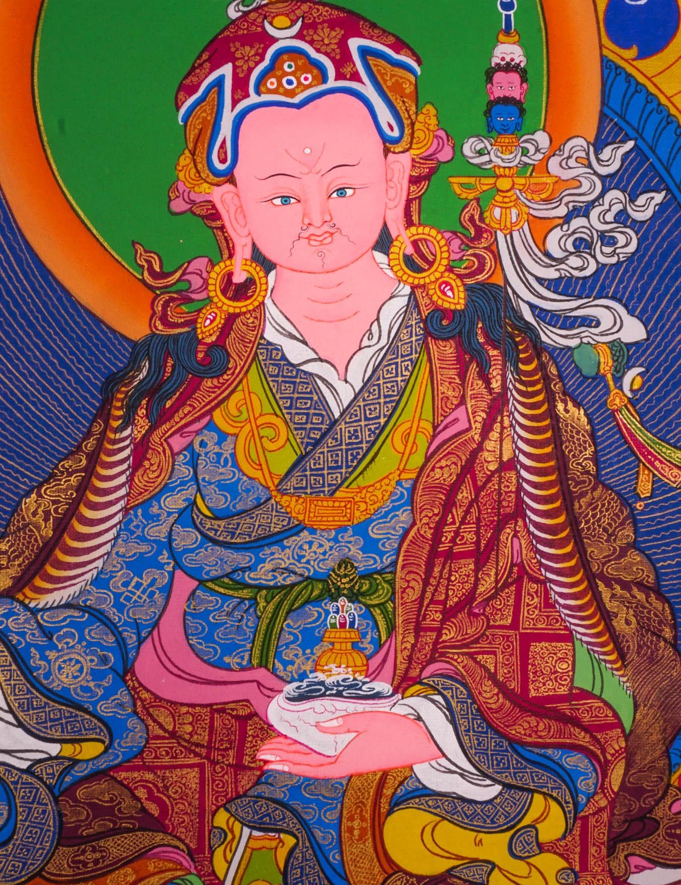 Guru Padmasambhava Thangka Art
