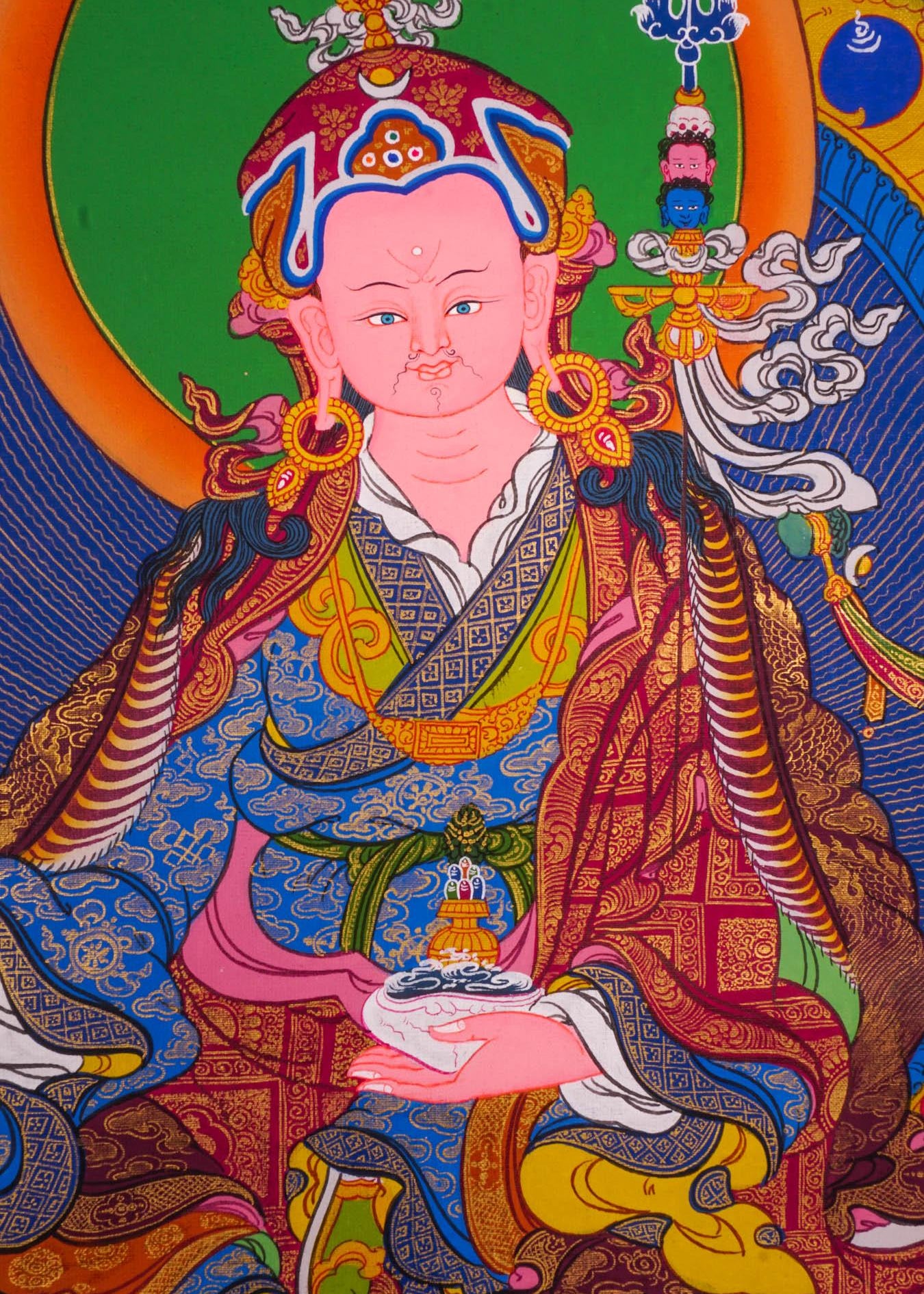 Guru Padmasambhava Thangka Art