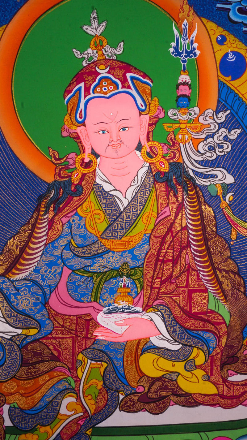 Guru Padmasambhava Thangka Art
