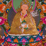Guru Rinpoche With Ten Deities Thangka Art