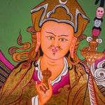 Guru Rinpoche With Ten Deities Thangka Art
