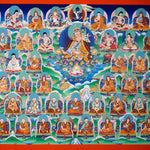 Guru Thangka Art - Best handpainted thangka painting - HimalayasShop