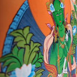 Green Tara Handmade Authentic thangka