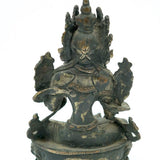 Brass Metal Green Tara Statue - Himalayas Shop