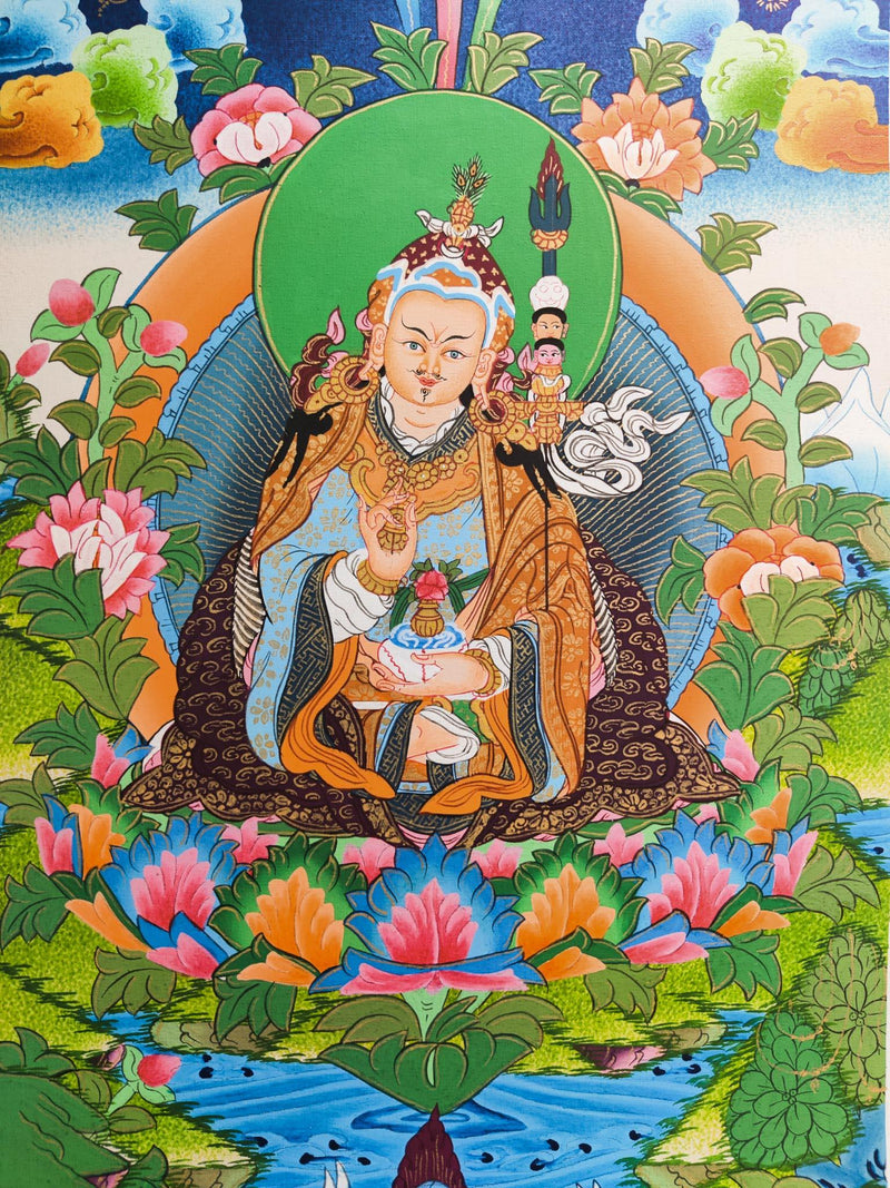 Guru Rinpoche Thangka Wall Hanging