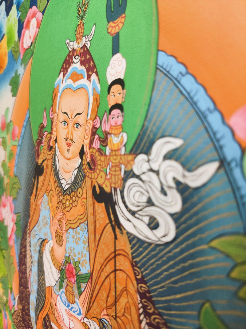 Guru Rinpoche Thangka Wall Hanging