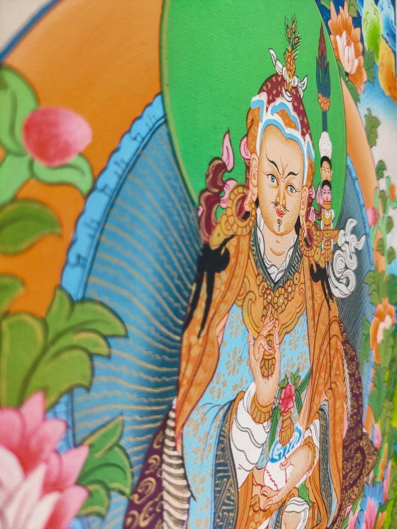 Guru Rinpoche Thangka Wall Hanging